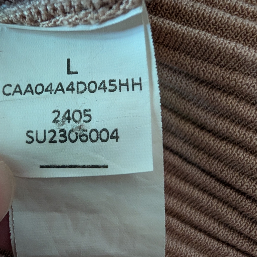 Cupshe Ribbed Tan Tank Top - Picture 3 of 7